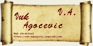 Vuk Agočević vizit kartica